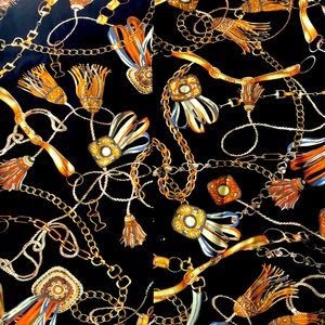 Denim and Flower shirt men dress